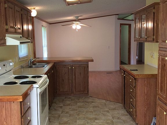 kitchen with new flooring