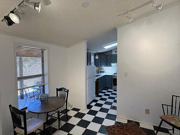 Comfortable dining area with views