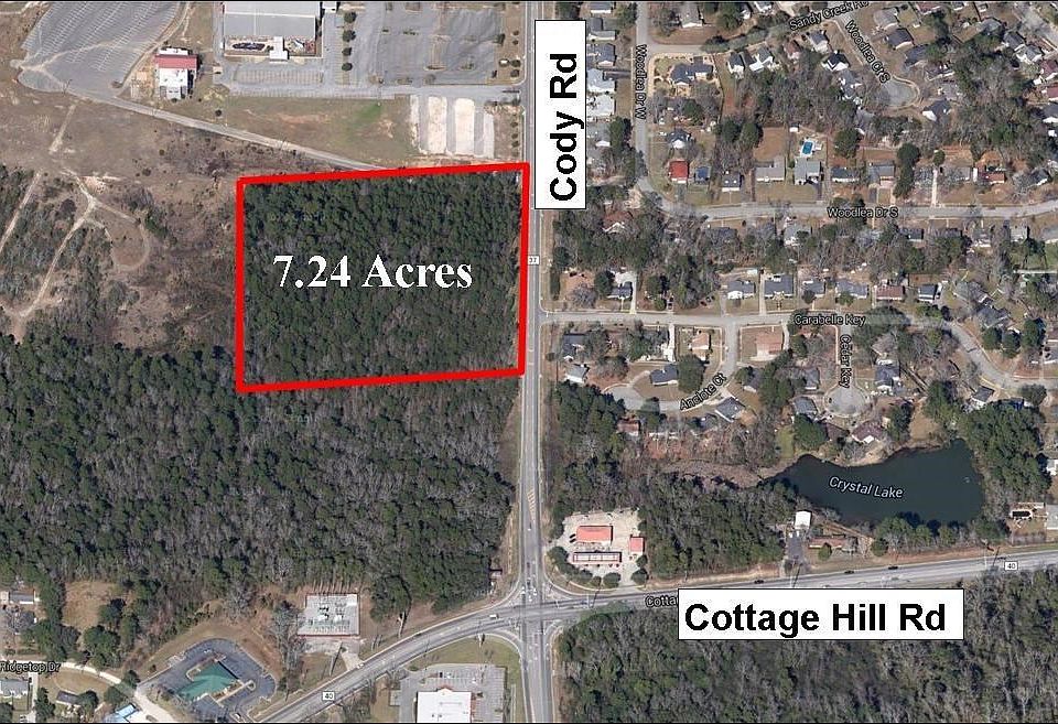 7.24 Acres Commercial Land Cody Road at Cottage Hill Rd