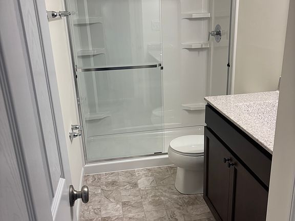 Master bath with granite top