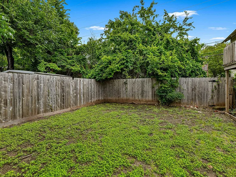 Backyard (no patio shown)