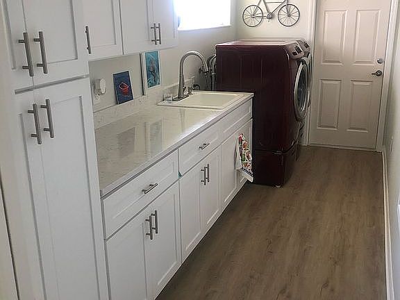 New cabinets, quartz top