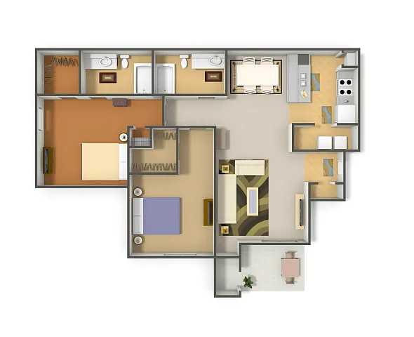 Floor plan B2