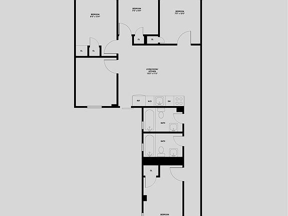 2nd image of 235 W 109th St APT 5B