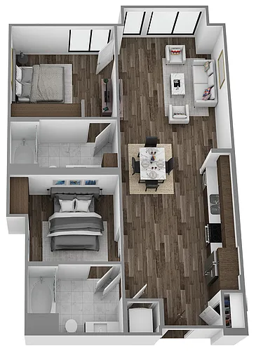 Floor plan B7
