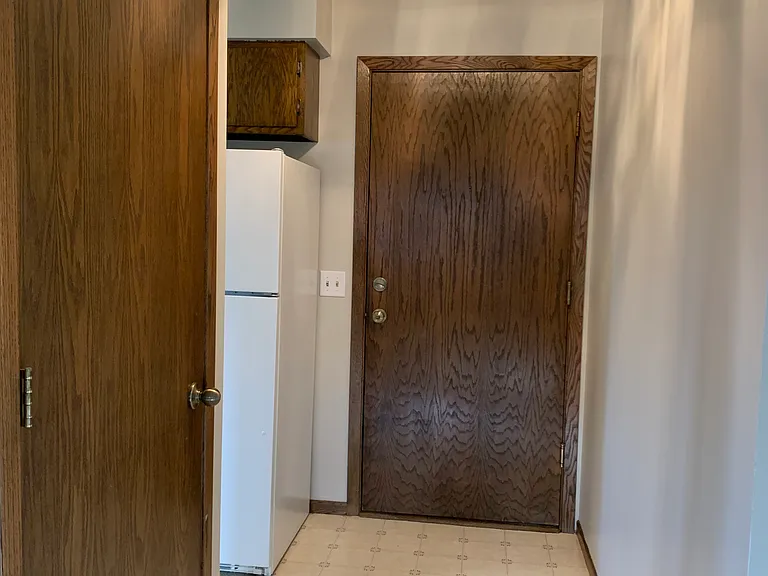 Entryway with coat closet