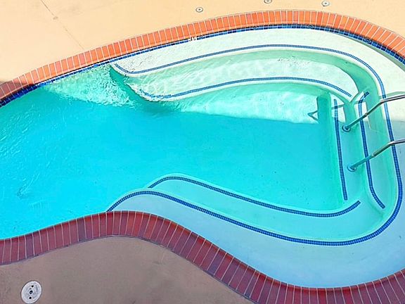 Jacuzzi (view from unit balcony)