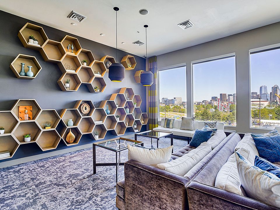 Incredible Denver views from the Great Room, available for resident events