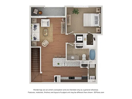 Floor plan The Abbington w/Garage