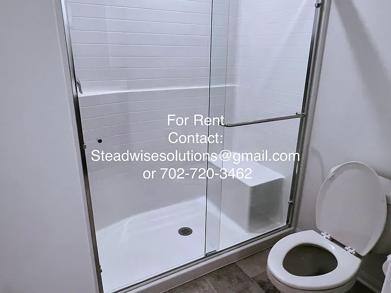 Large Walk-in Shower in Owner's Bedroom