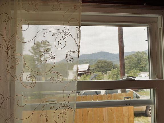 view from kitchen window