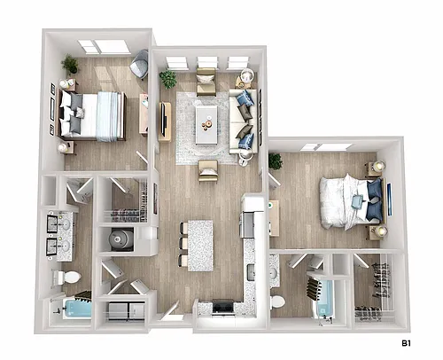 Floor plan B1