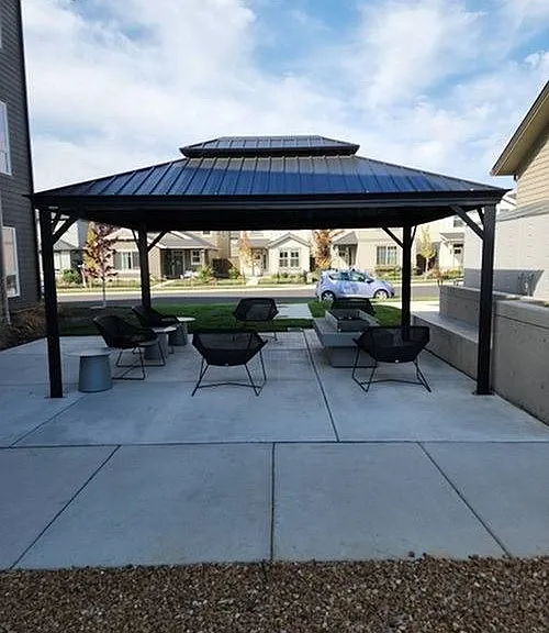 Gazebo and Firepit