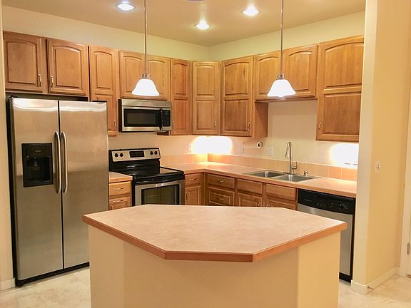 Kitchen with SS appliances and island