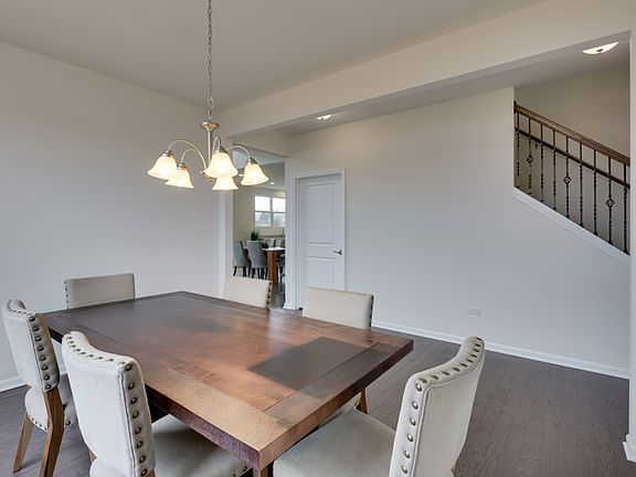 Formal Dining Room Next to Staircase