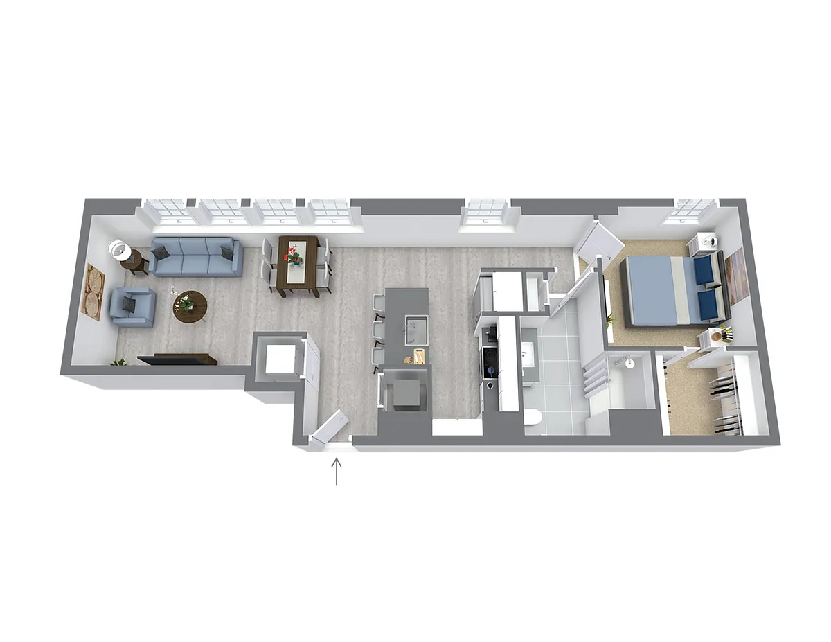 Floor plan B7