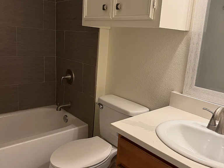 Bathroom with tub