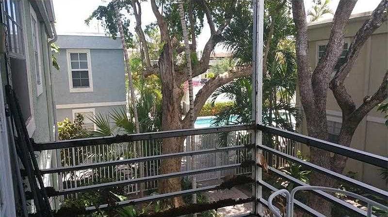 VIEW TO POOL FROM PATIO
