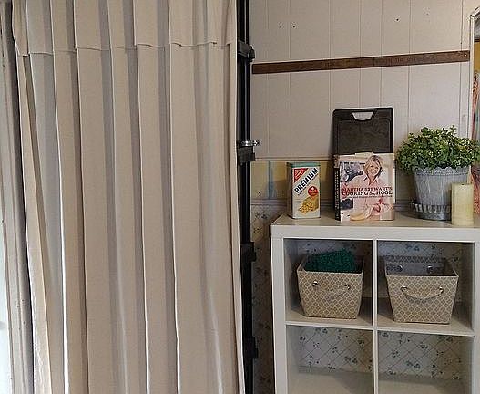 Kitchen Area w/Shelf Pantry.