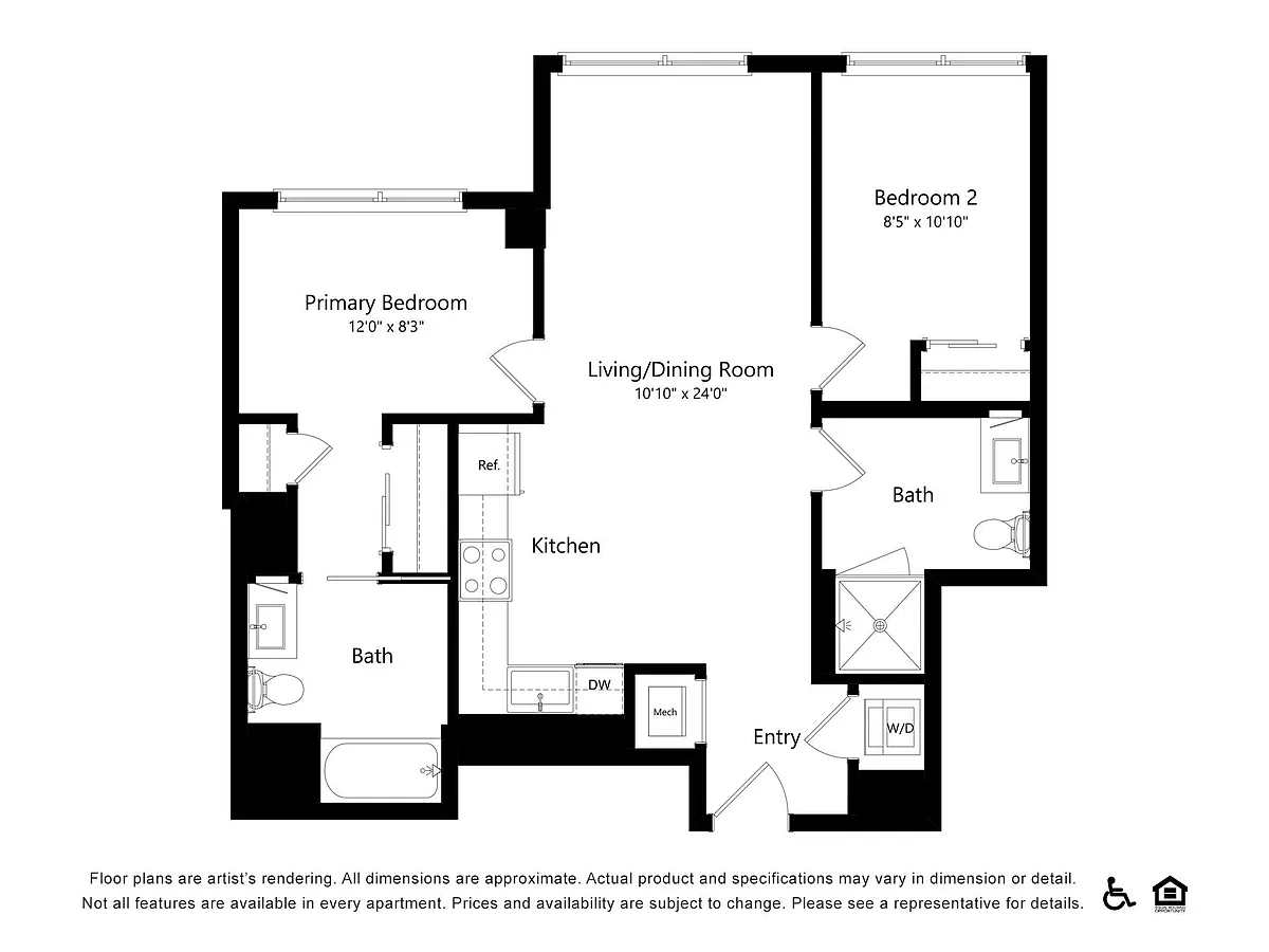 Floor plan Canyon B8