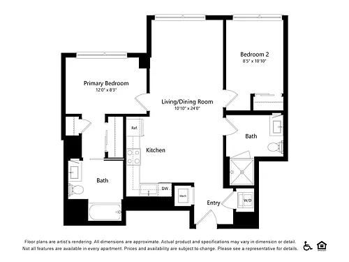 Floor plan Canyon B8