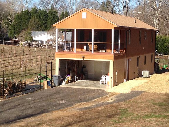 Garage and Deck in Spring
