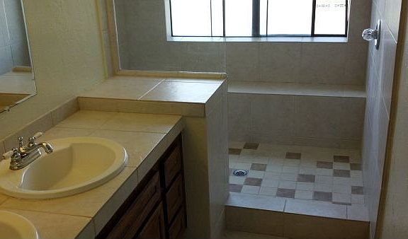 Walk in custom Shower