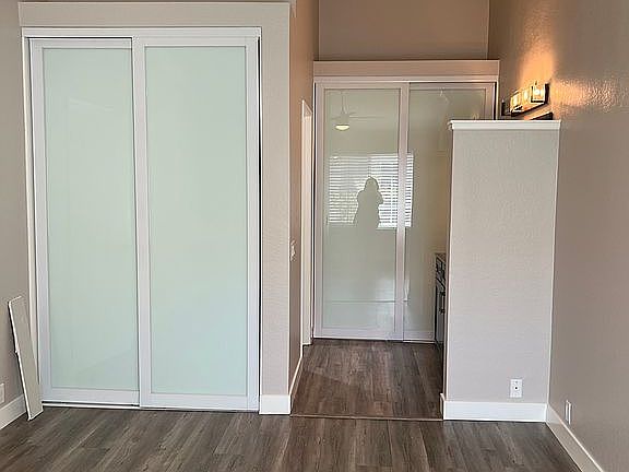 Master bedroom two closets 