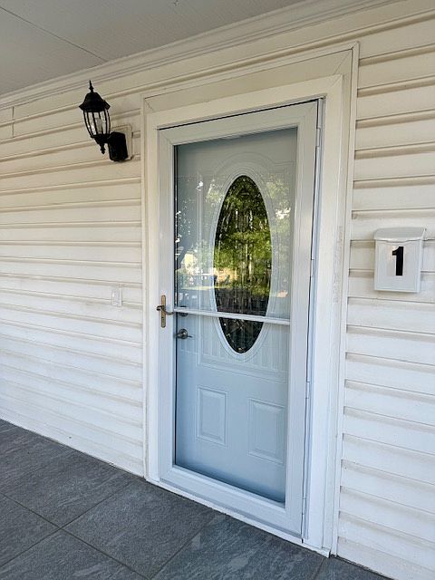 front door new and porch