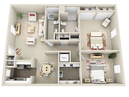 Floor plan B-2