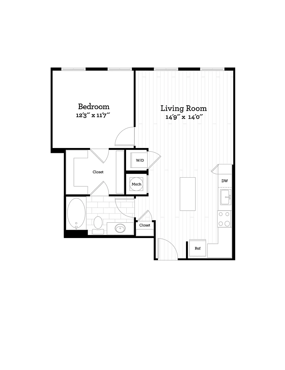 Floor plan A13