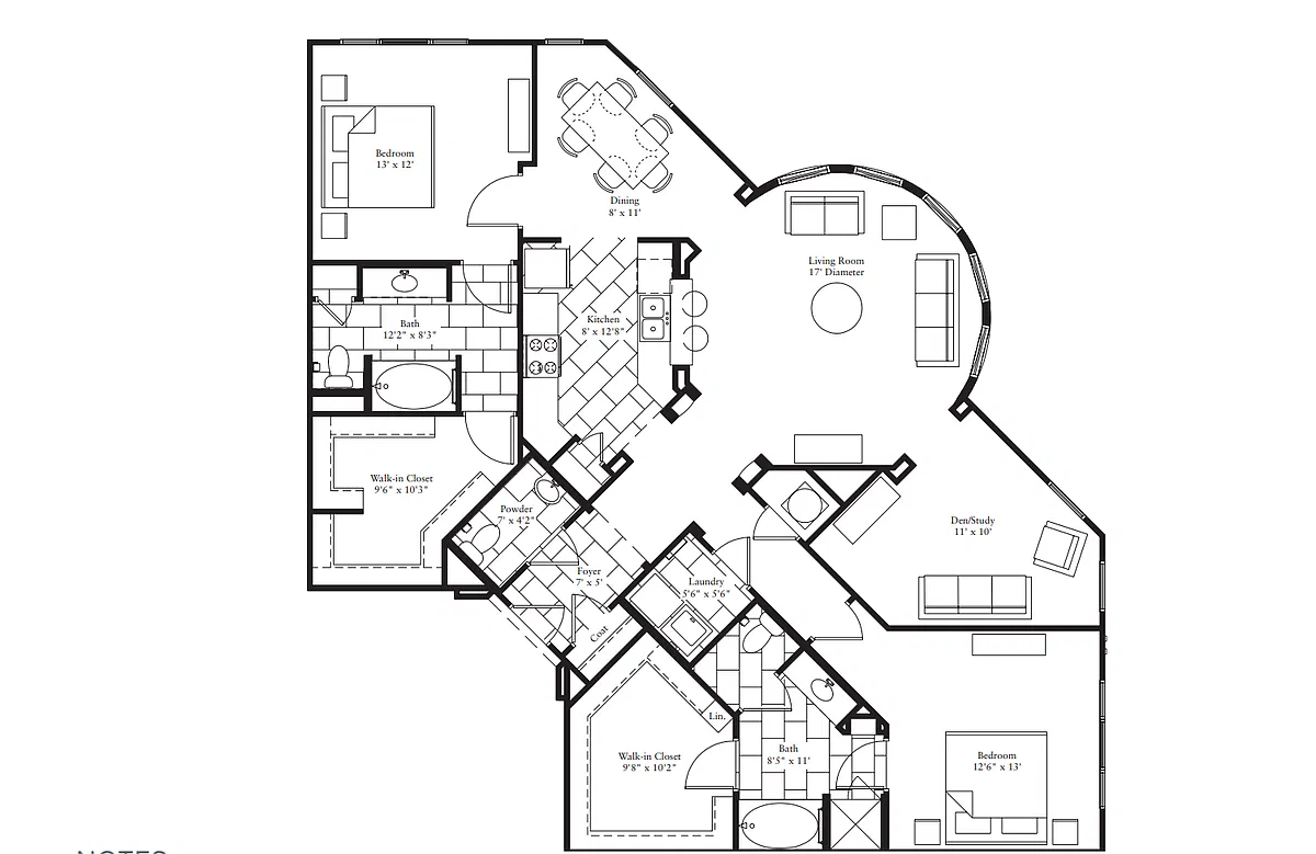 Floor plan B3