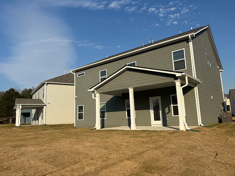 Covered back porch