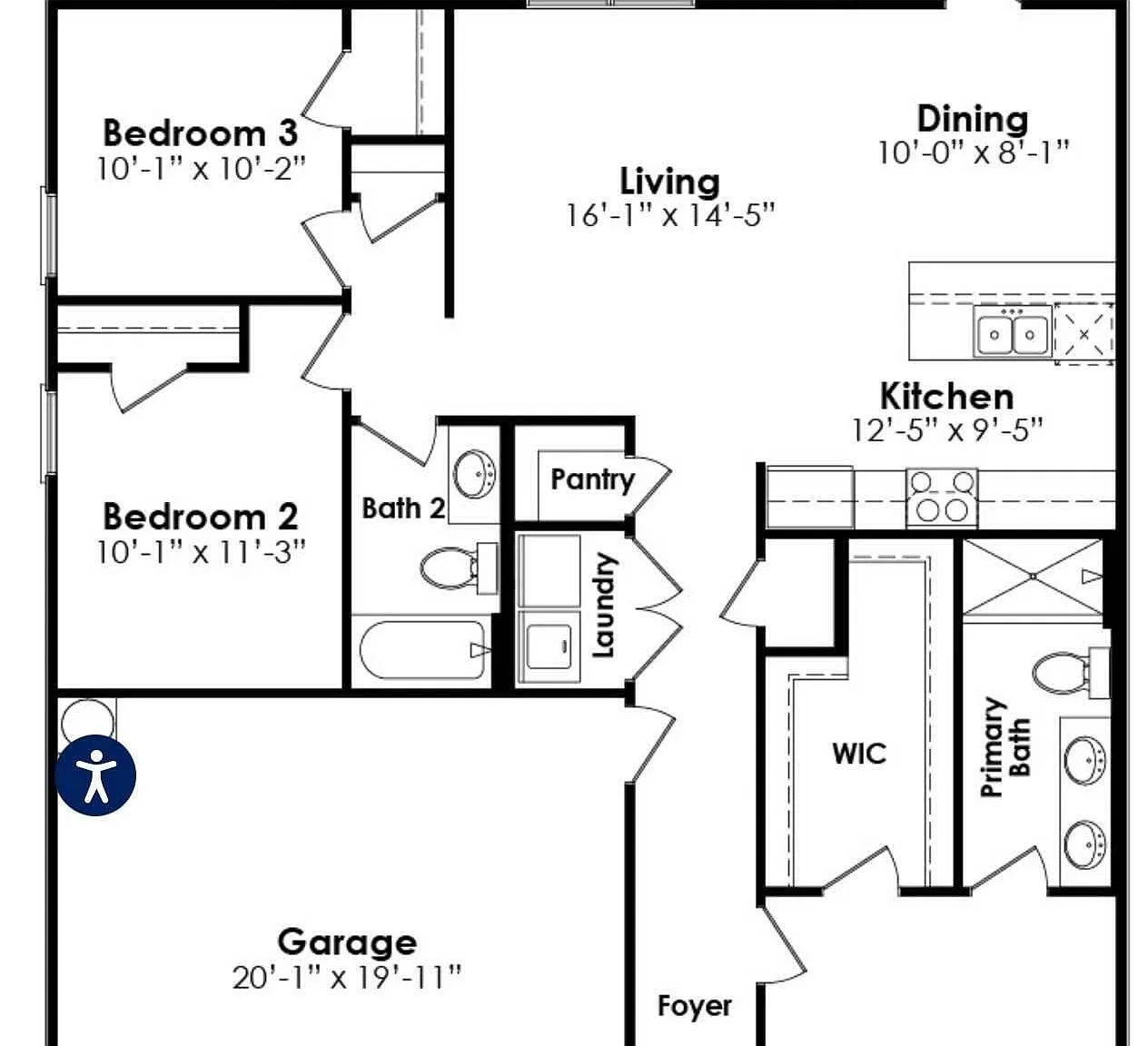 3 bed, 1270 sqft, $2,200 — Photo 2