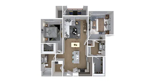 Floor plan 2X2-1220