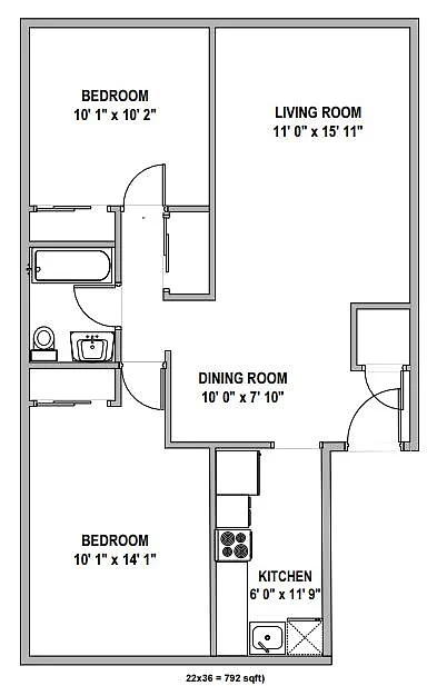 Floor plan PV-2F