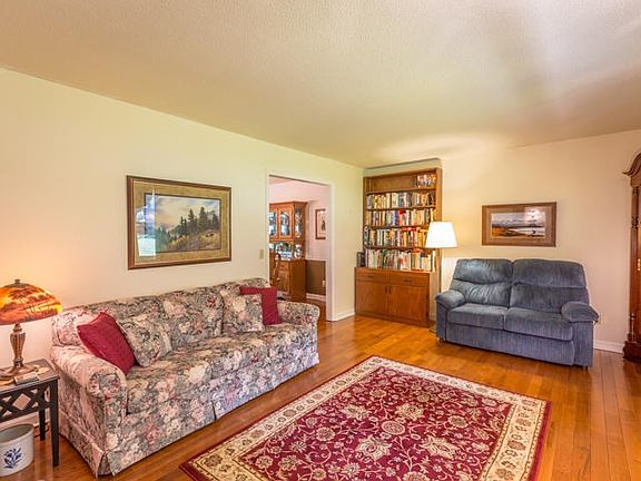 Living room open to dining