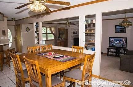 Dining area looking toward living room