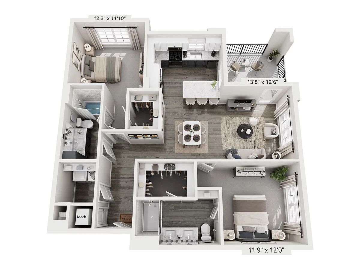 Floor plan B1
