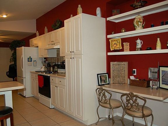 Kitchen with workspace