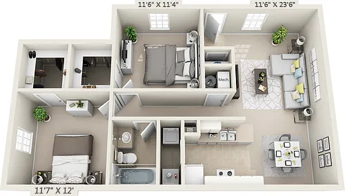 Floor plan Liberty (Upper)