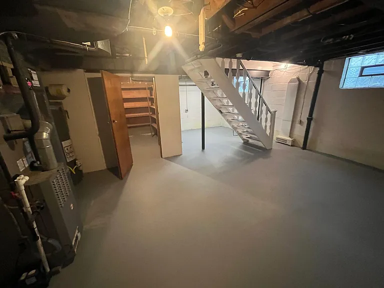 Basement, storage, laundry nook