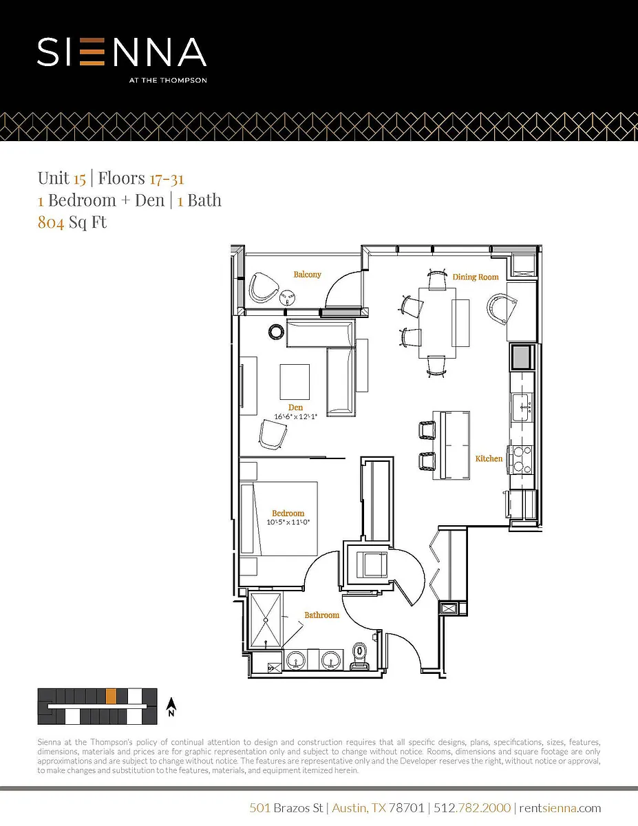 Floor plan s1bd15a