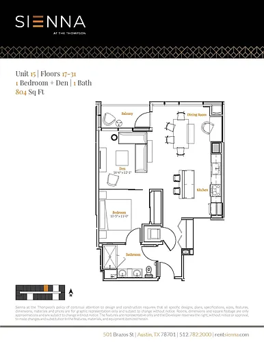 Floor plan s1bd15a