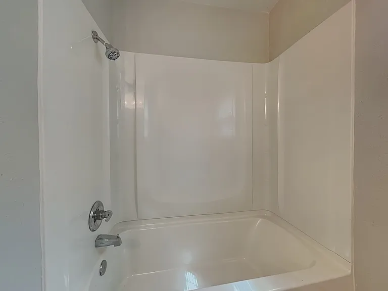 Minimalist bathroom with sleek