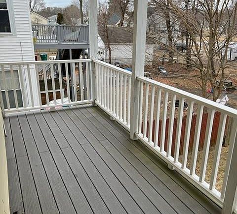 Back Porch overlooking back yard.