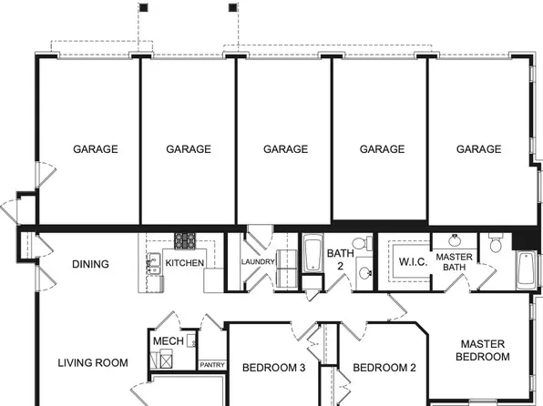Condo A First Level Plan, Harmony Ridge