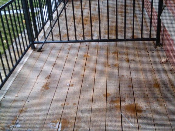 Nice Balcony with screen door