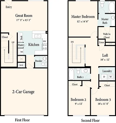 Floor plan The Cambridge