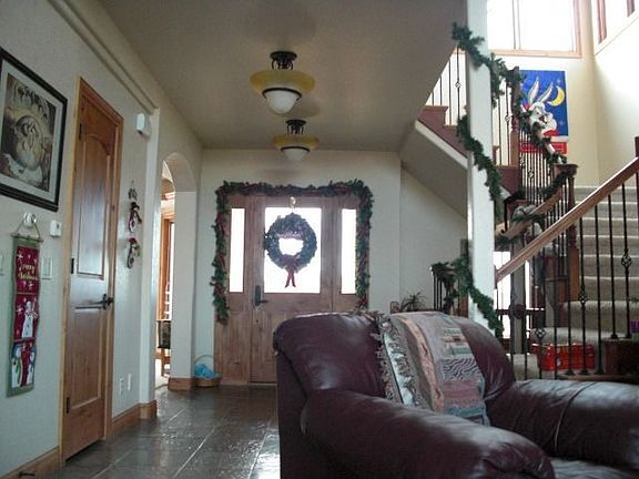 Front entry and stairwell